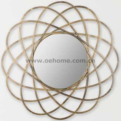 8484 Metal decorative wall mirrors for Hosipitality